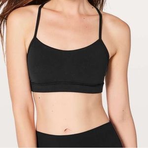 Size 14 EUC Lululemon Nulu Flow Y Bra Black